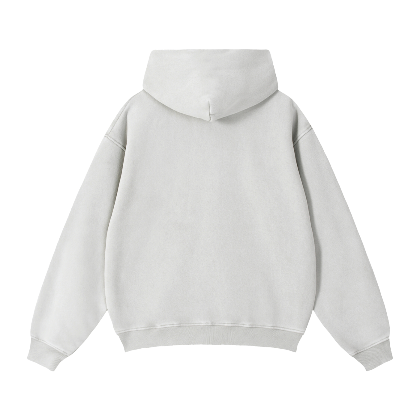 '9ACE' Movie Ticket Double Zipper Boxy Fleece Hoodie