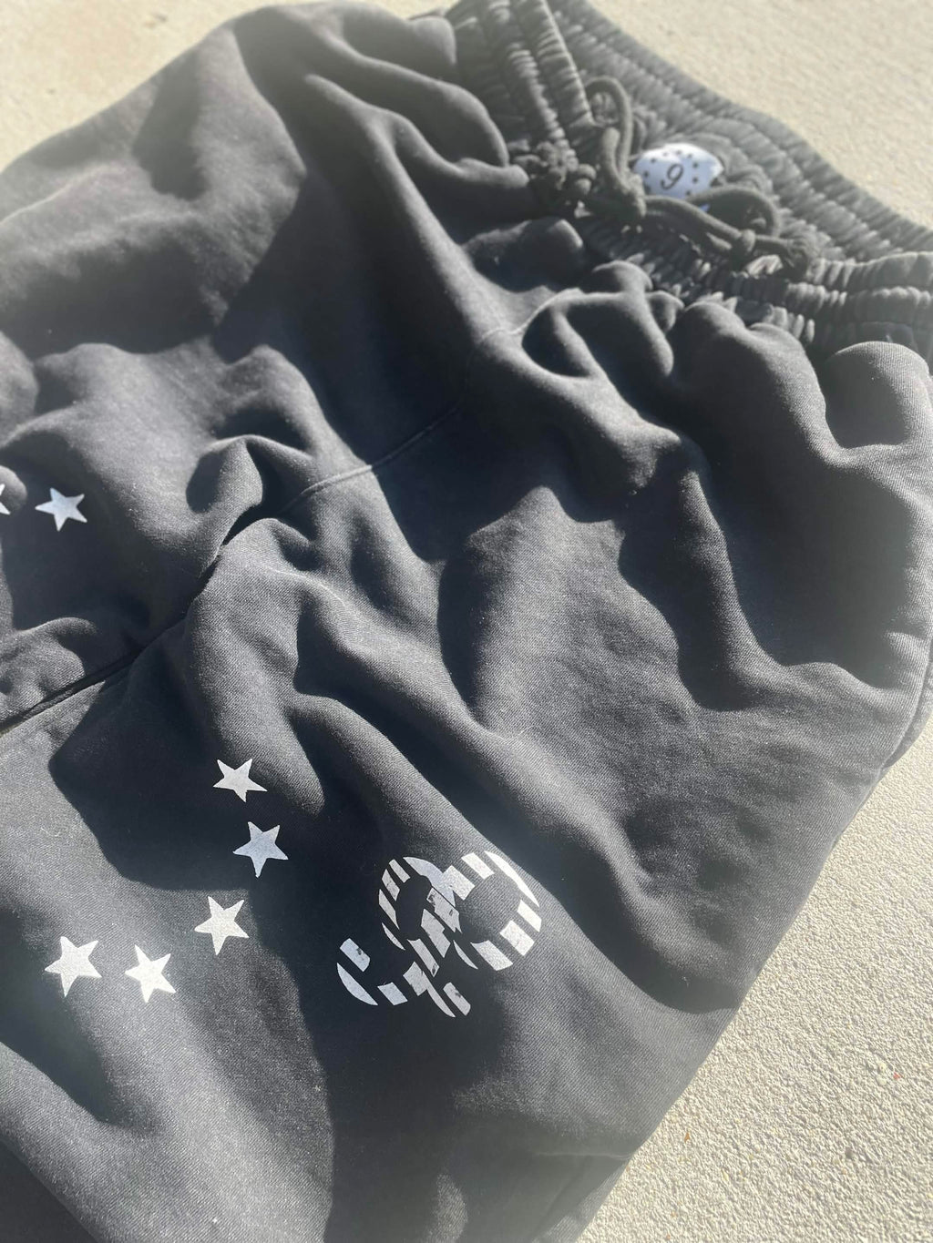 'i hate thinking' Snow Washed Baggy Sweatpants