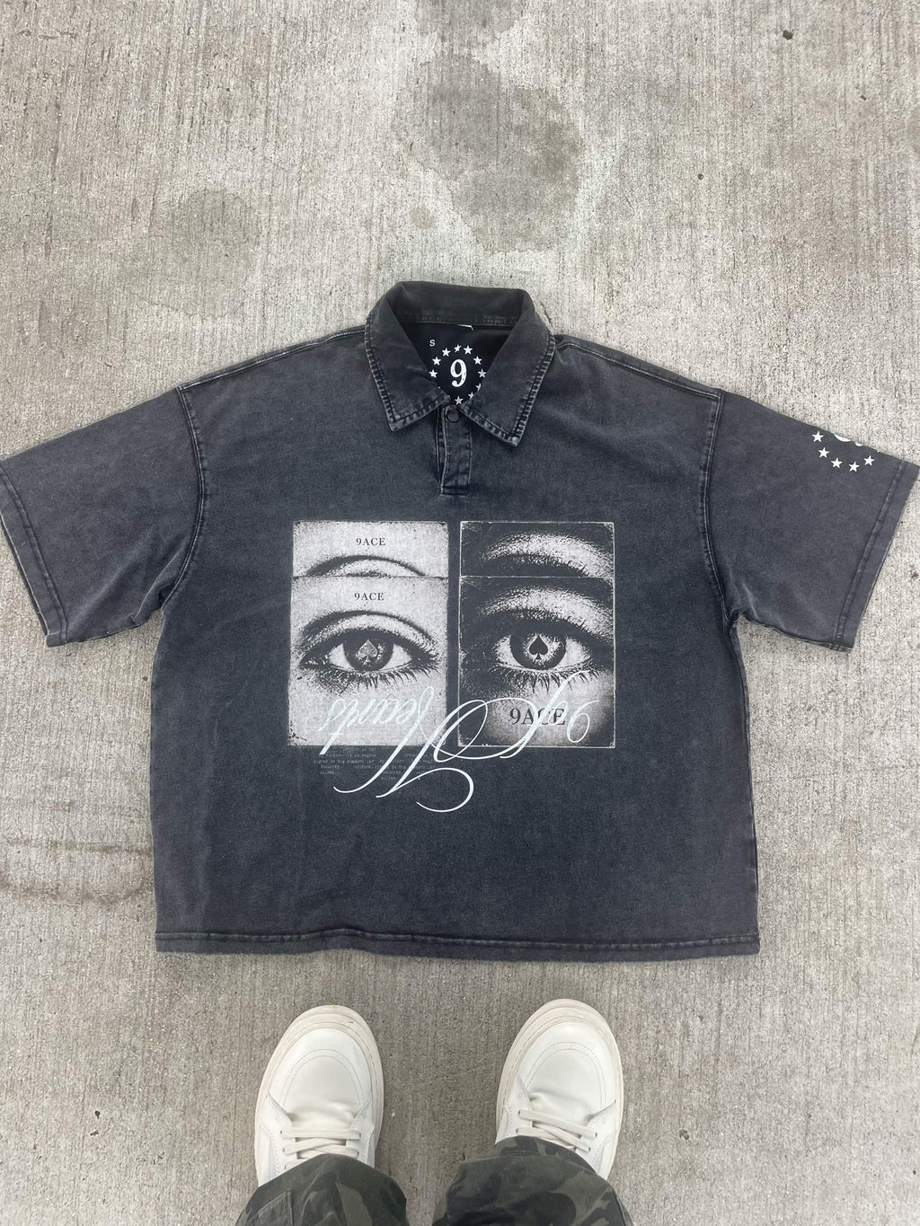 9ofHearts Boxy Fit Polo T-Shirt