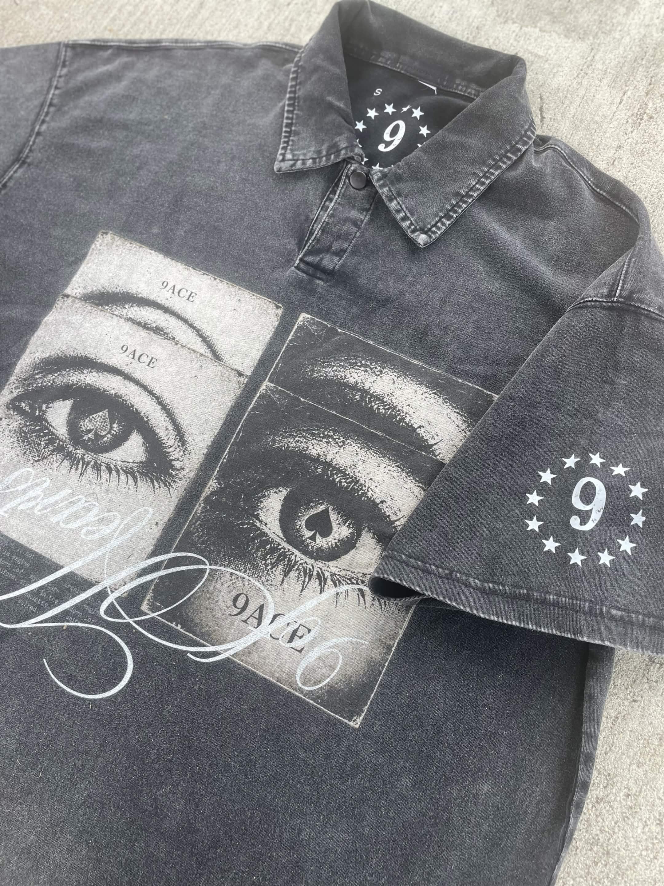 9ofHearts Boxy Fit Polo T-Shirt