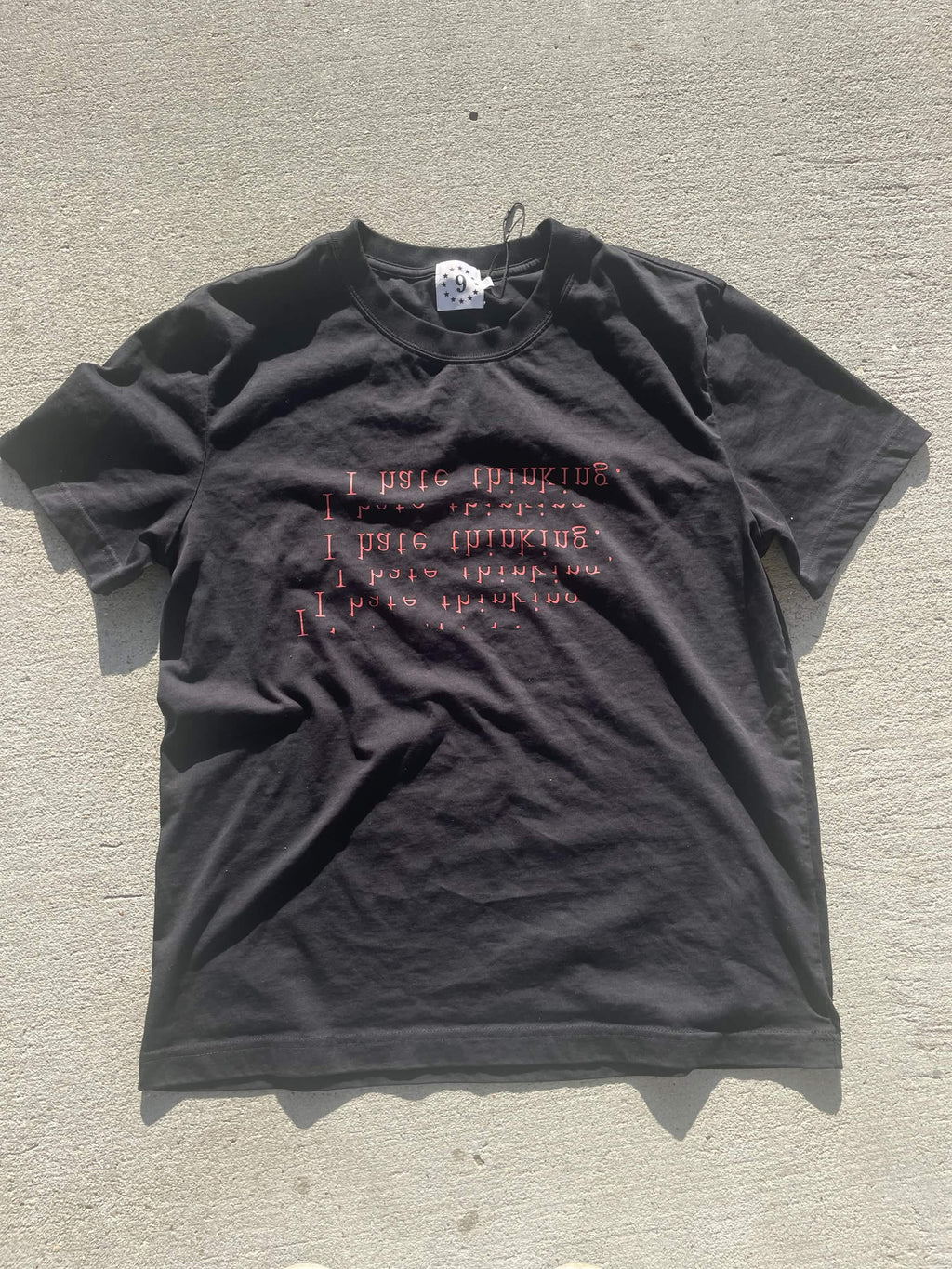 'i hate thinking' Full Cotton Shirt