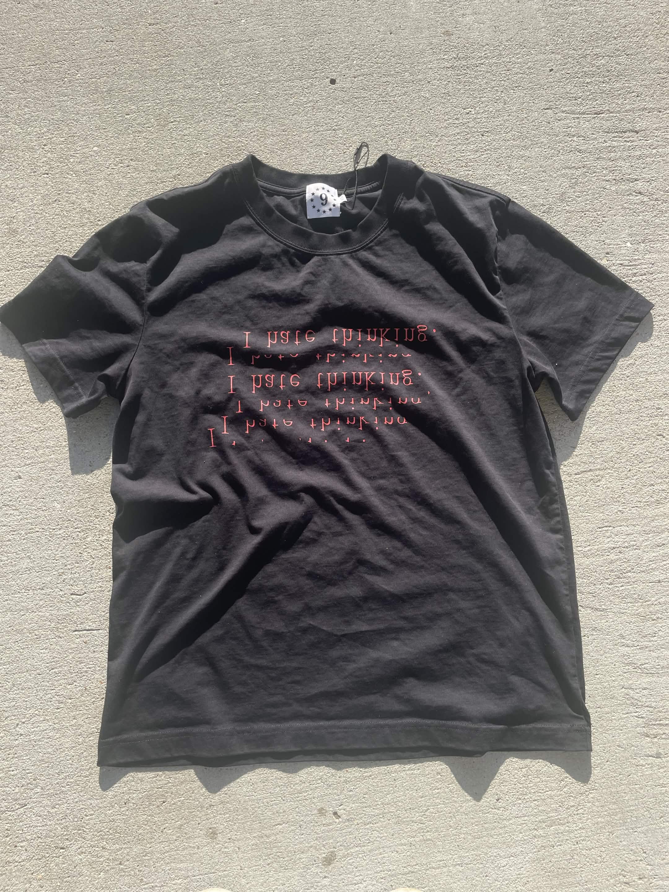 'i hate thinking' Full Cotton Shirt