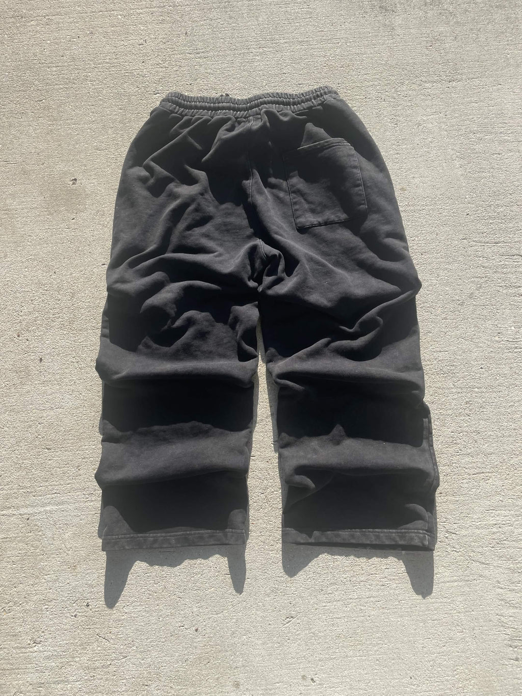 'i hate thinking' Snow Washed Baggy Sweatpants