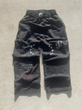'i hate thinking' Snow Washed Baggy Sweatpants