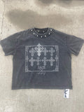 Cr9ss Collection Washed Boxy Studded T-Shirt