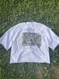 'ADMIT 9ONE' Movie Ticket Boxy French Terry T-Shirt