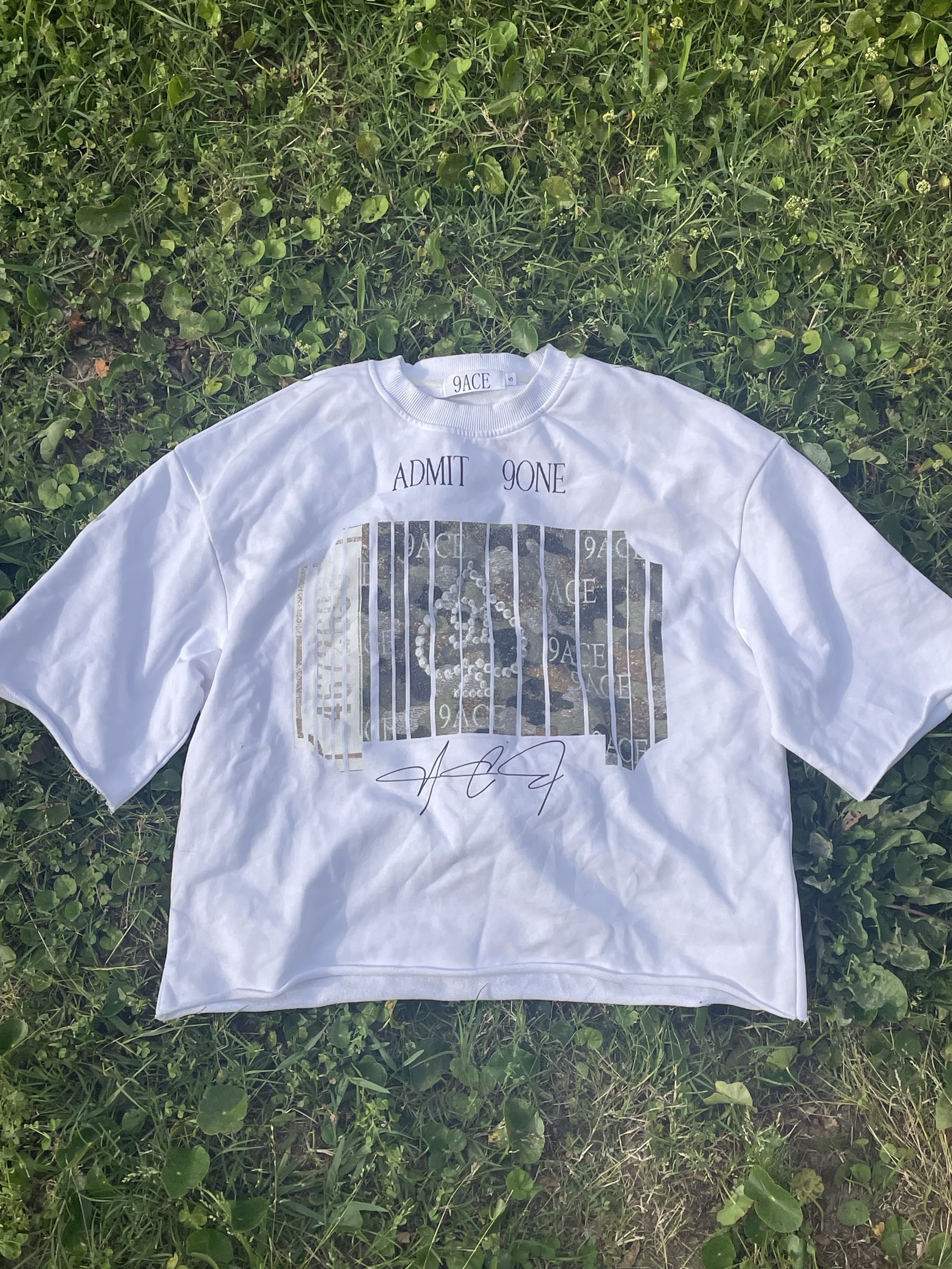 French Terry Raw Edge T-Shirt